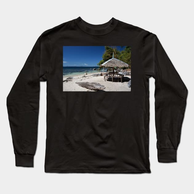 Lagon Palawan, Philippines Long Sleeve T-Shirt by franck380